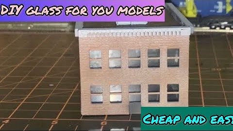 How to scratch build windows for your model building or car