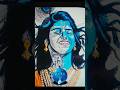 Krishna Ji Drawing 😍 | Radhe Krishna Art | Jai Shree Krishna 🙏 #shorts #viral #krishna ji