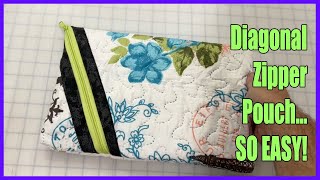 Diagonal Zipper Pouch: LOOKS COMPLICATED BUT IT'S NOT!!! by Timothy Totten 21,414 views 5 months ago 22 minutes