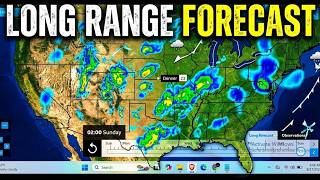 US Weather Radar Long-Range Forecast Rain Storm Patterns Denver Chicago New York