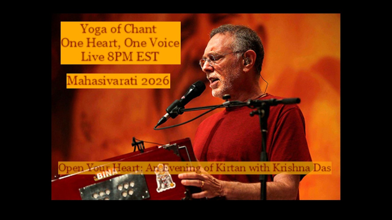 Maha Sivaratri 2026: Krishna Das Live Kirtan & Opening Puja