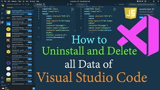 how to completely uninstall visual studio code and delete data of extension & settings in window 10