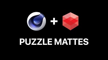Rendering Puzzlemattes in Cinema 4D R21 with Redshift 3D