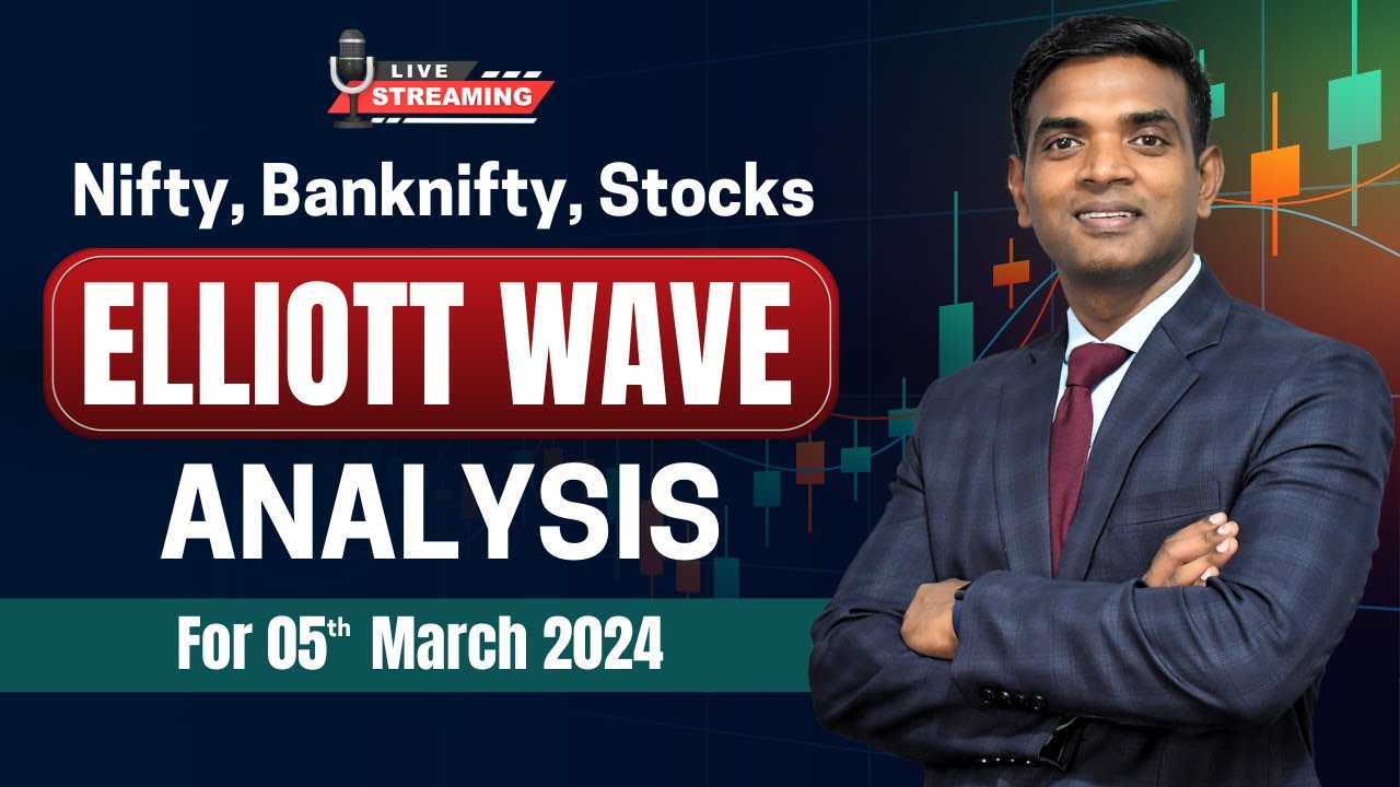 Nifty Prediction & Bank nifty Elliott Wave Analysis for Monday | 5th March 2024 | Chartkingz