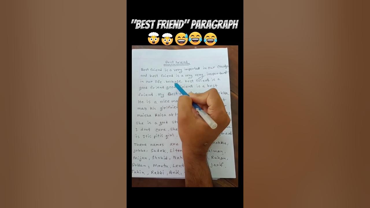 Best Friend Paragraph 🤯😜🤣😂🤣 Most Funny paragraph shorts shortsfeed funnyvideo paragraph 