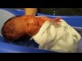 How to Bathe Your Newborn - Baby's First Hospital Bath