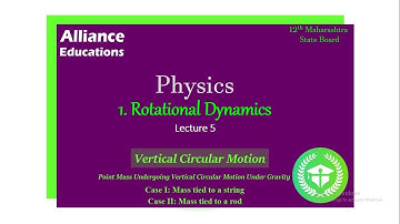 12th Science - Maharashtra State Board (HSC) - Physics - Rotational Dynamics - Lecture 5