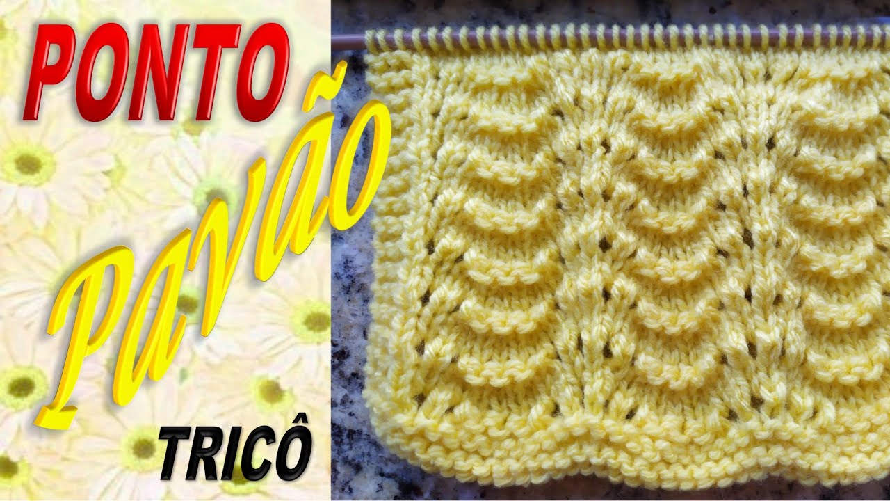 PONTO PAVÃO EM TRICÔ (45)