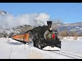 Winter Steam Trains On The Durango & Silverton Narrow Gauge Railroad D&S