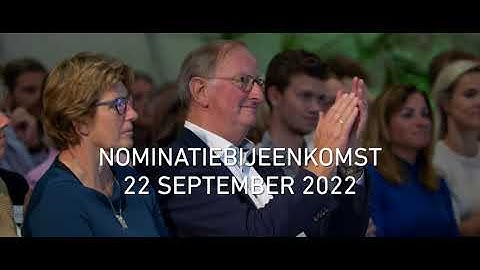 Aftermovie GOP Nominatiebijeenkomst 2022