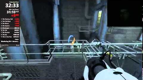 Portal 2 Speedrun in 1:06:54 (In-Game Time)
