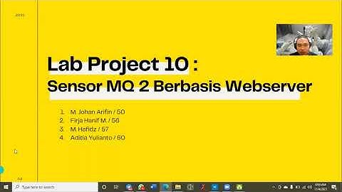 Monitoring Gas Menggunakan Sensor Gas MQ-2 Berbasis Webserver !