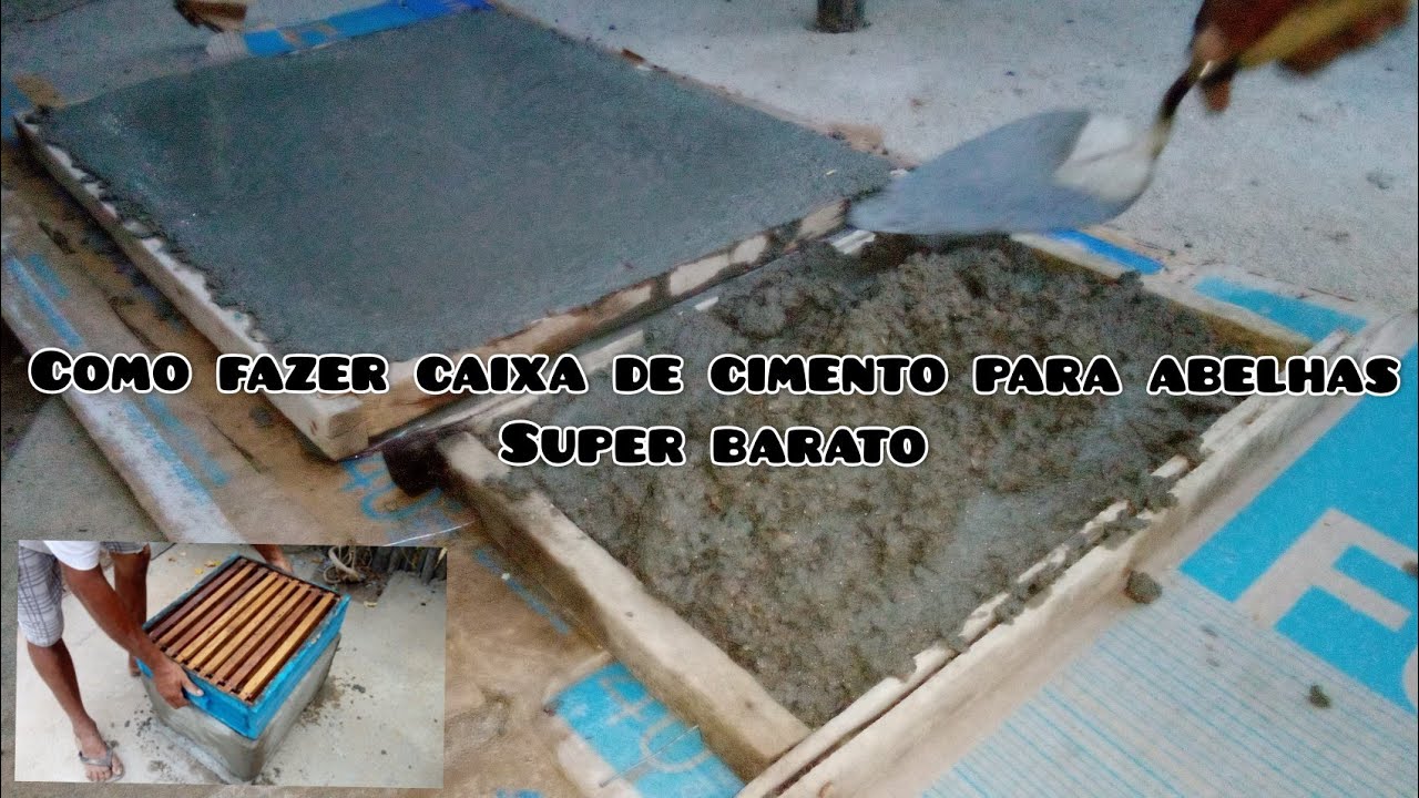 Caixa de abelha feita de cimento, Rápido e Barato