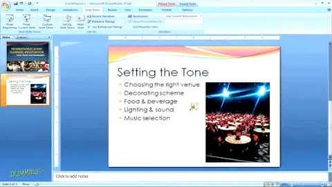 How to Insert a Sound into a PowerPoint Presentation For Dummies