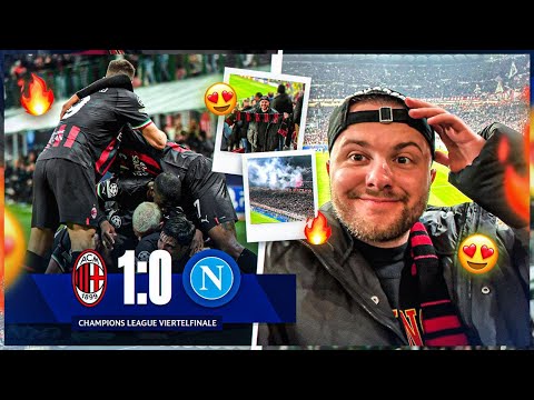 Mein 1. Mal im SAN SIRO 😍 KOMPLETTE GÄNSEHAUT 🥺 Ac Milan vs SSC Neapel STADION VLOG 🏟