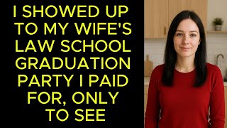 I SHOWED UP TO MY WIFE'S LAW SCHOOL GRADUATION PARTY I PAID FOR, ONLY TO SEE