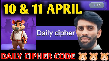 10 APRIL Hamster Kombat Gamedev Heroes  Daily Cipher code 10 APRIL| Today CIPHER codes|cipher