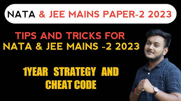 How to Score 200 In Aptitude NATA 2023 & JEE Mains paper 2 (B.arch) 2023 | 1 Year Strategy for 2023