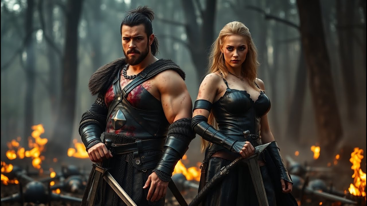 First Knight: Forest of Fire | Epic War & Romance Trailer | Muscular Girl × Warrior Boy 🔥