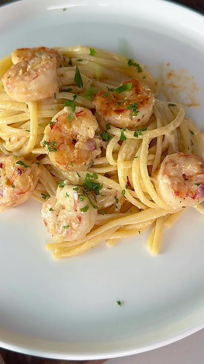 Shrimp Linguine in 20 minutes #pasta