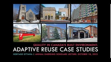 Heritage Ottawa - Quality in Canada