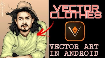 How to Draw VECTOR CLOTHES | vector art in android |