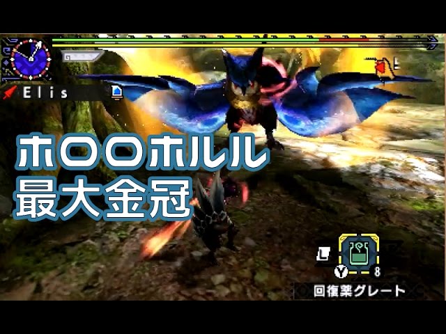 Mhx ホロロホルル 最大金冠サイズ確認法 動画あり Taheindiary