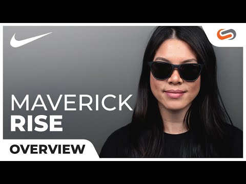 Nike Maverick Rise Black Soft Square Sport Sunglasses - DQ4550-050