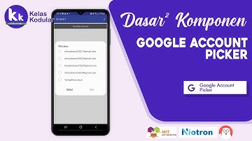 Google Account Picker - Kodular | (MIT App Inventor,Appybuilder,Thunkable)