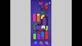 Loop master color jam sort level 535 Hard level solution for gameplay