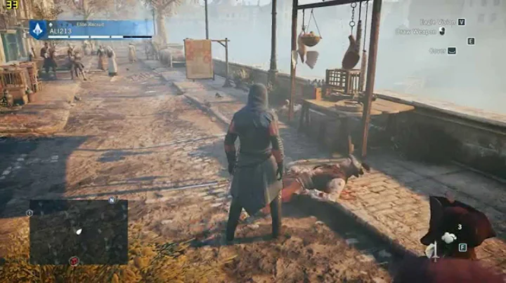 Assassin's Creed Unity on GTX 750Ti Gameplay With FPS