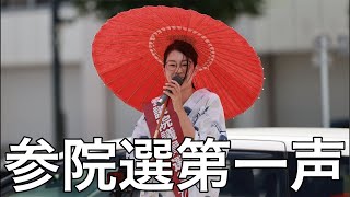 街頭活動　新宿駅南口　第一声