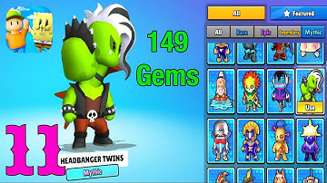 Stumble Guys - Gameplay Walkthrough Part 11 - Own a Mythic for only 149 gems (iOS, Android)