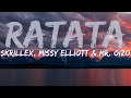 Capture de la vidéo Skrillex, Missy Elliott & Mr. Oizo - Ratata (Clean) (Lyrics) - Full Audio, 4K Video