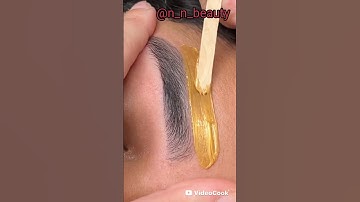 Eyebrow waxing shape video #wax #eyebrows #youtubeshorts #shortvideo