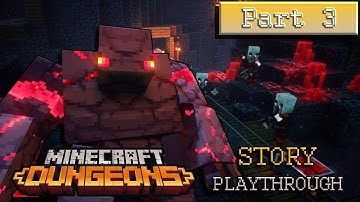 Minecraft Dungeons Story Gameplay - Episode 3 [Cacti Canyon, Redstone Mines][PS4 Pro][No Commentary]