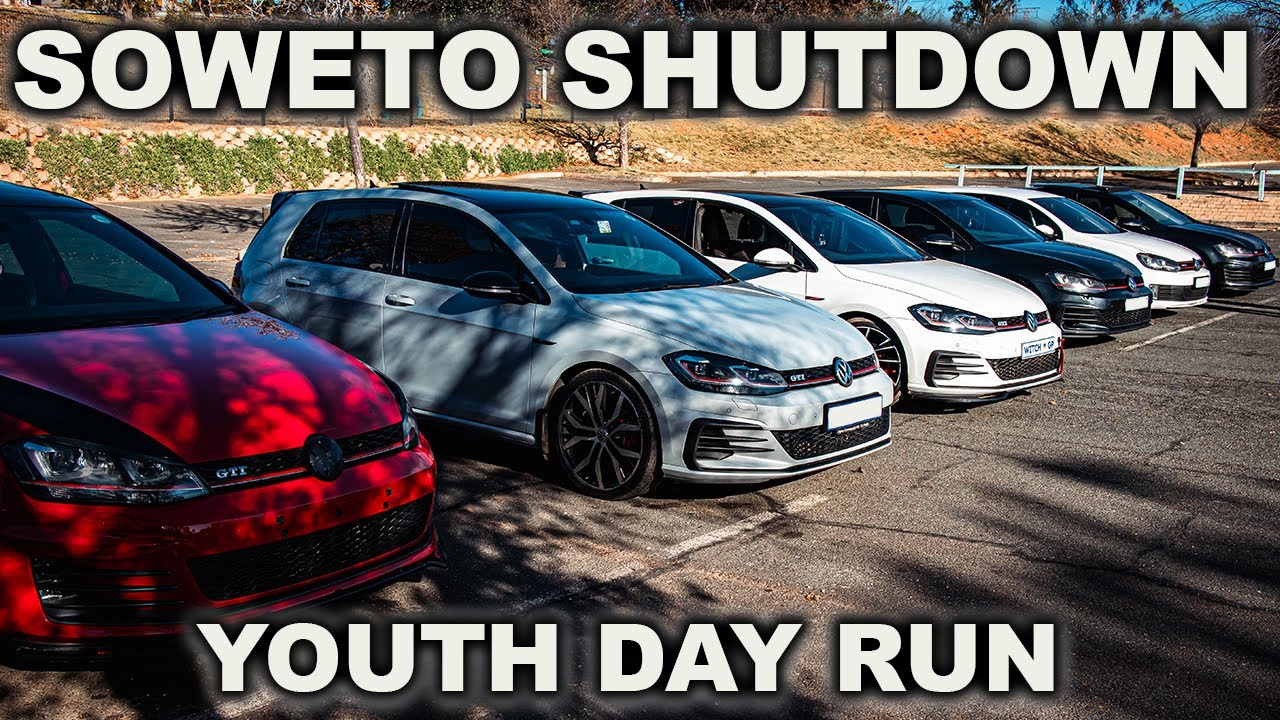 VW GTIs SHUTDOWN Vilakazi Street In Soweto For Youth Day | POV DRIVE : VW Golf 7.5 GTI