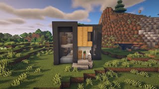 Minecraft Modern Ev Minecraft Tutorial How To Make A Modern House