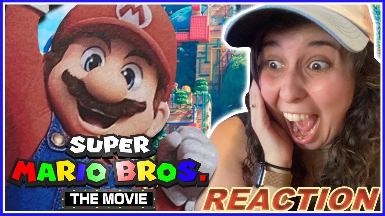 MARIO LOOKS AMAZING! - The Super Mario Bros. Movie - LIVE Reaction ...