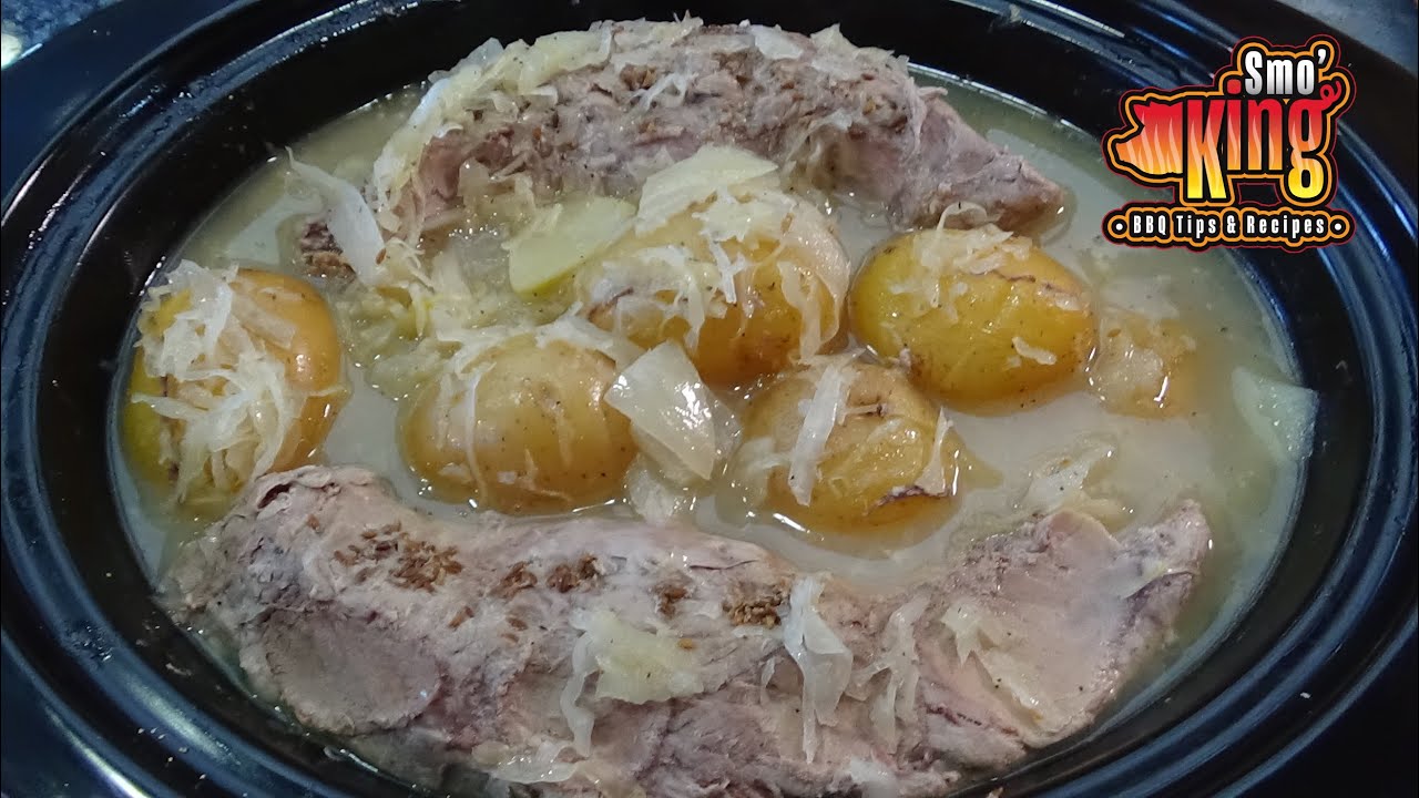 Pork and Sauerkraut in the Slow Cooker YouTube