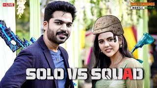 🔴Solo VS Squad BGMI  RUSH GAMEPLAY (FACE CAM LIVE) gameplay #pubgtamillive #tamilgaming