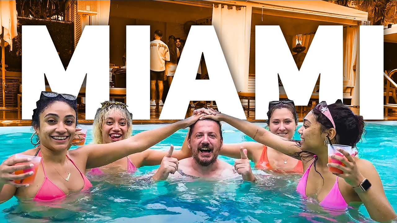 Miami'de Çılgın Havuz Partisine Katıldık - Amerika Vlog