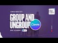 How To Group and Ungroup Elements — Canva Mobile Tutorial