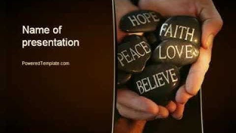 Life is Beautiful PowerPoint Template by PoweredTemplate.com