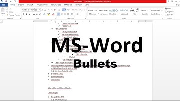 Microsoft Word Tutorial For Beginners(Bullets, Numbering) - Part 2