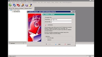Asigra Cloud Backup Tutorial - How to validate your encryption key