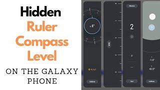 Hidden Tools On Samsung Galaxy Phone - Compass, Ruler, Level screenshot 2