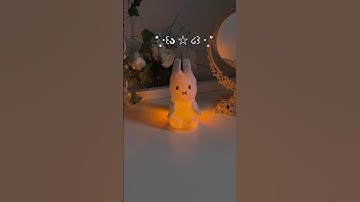 Free DIY Miffy lamp from a plastic bottle 🥹🐰 #miffy