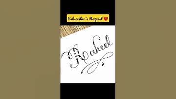 How to write do calligraphy in most beautiful #asmr #subscriberrequest  #calligraphy #kaligrafi