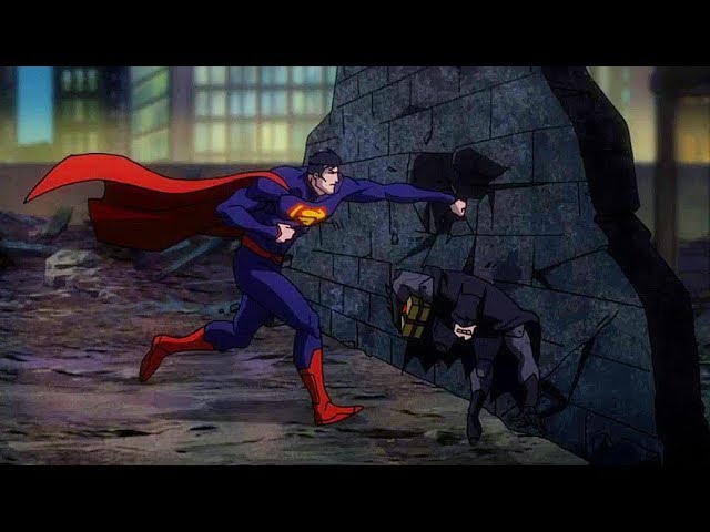 Superman vs Batman & Green Lantern | Justice League: War - YouTube